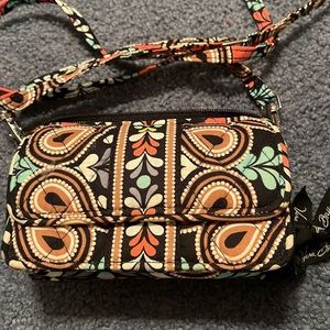 Authentic Vera Bradley All In One Small Crossbody Wallet  (Retired)